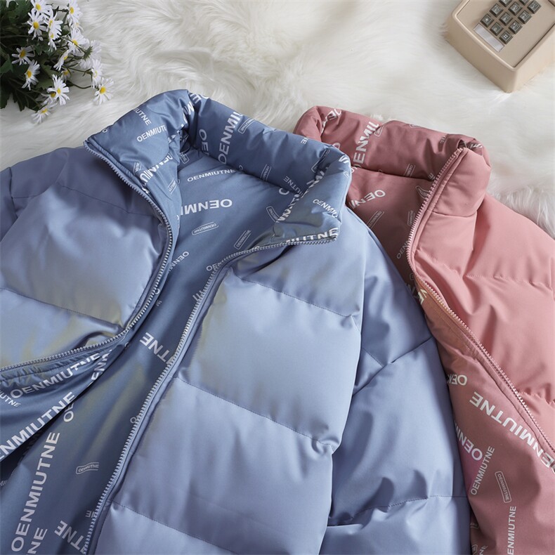 新款男冬季双面穿立领面包服加厚港风平铺棉衣M2218-P70控158,男装棉衣,星座717