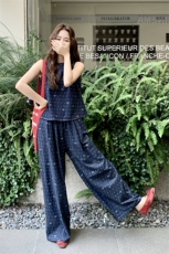 上新牛仔印花套装2C115-2317-P155-K228，女装套装/套裙，2C115