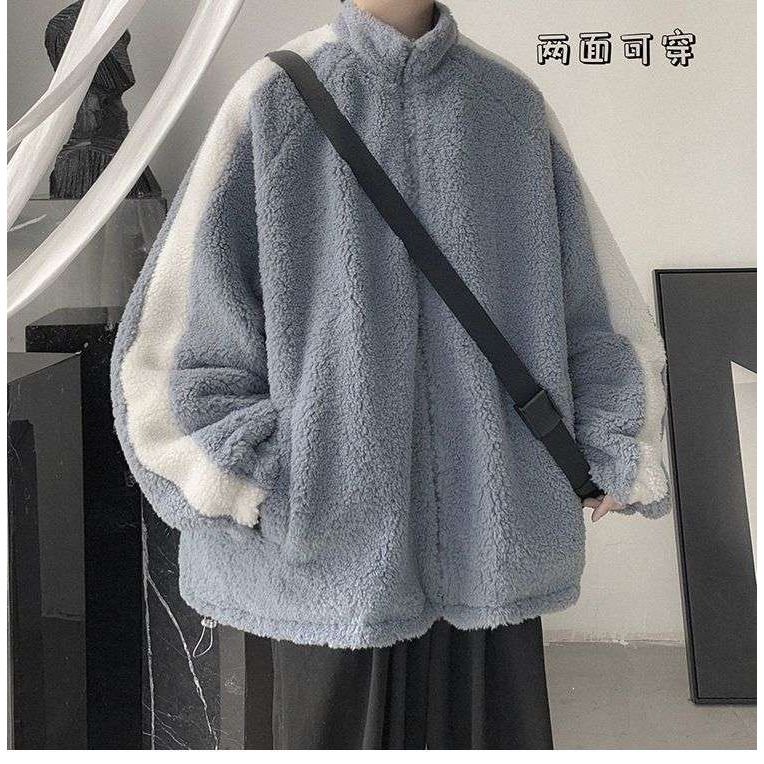 1506/QSG370/P54两面穿羊羔毛外套图片