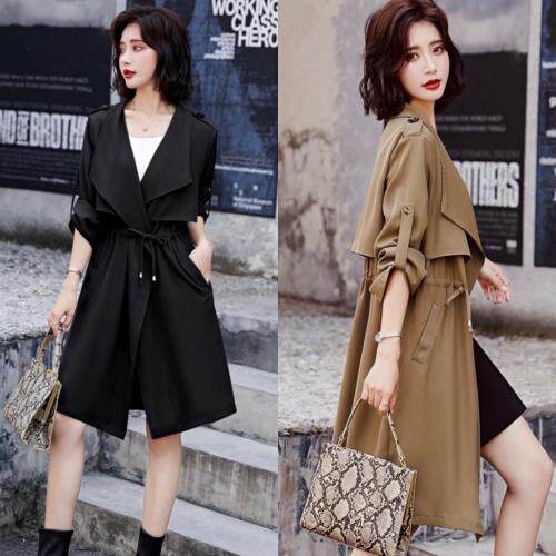 【现货】秋季新款风衣休闲外套风衣，女装风衣，欣卓越