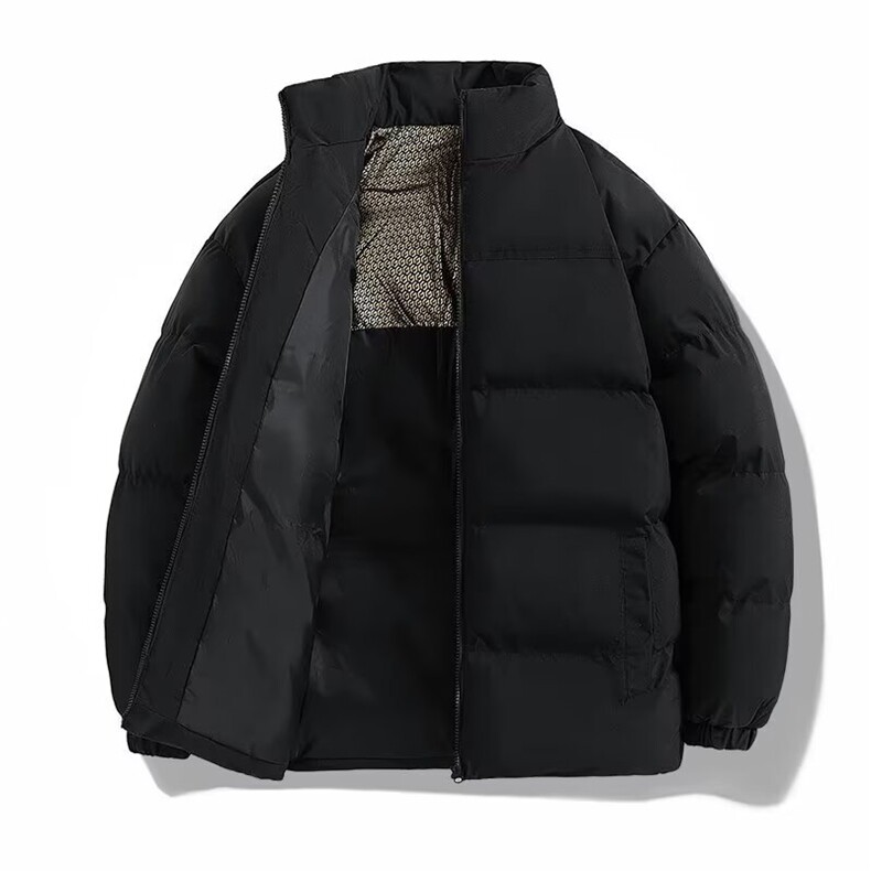 冬季新款棉衣男情侣撞色面包服立领棉服保暖宽松外套棉袄TT03P60,男装棉衣,星座1013-5