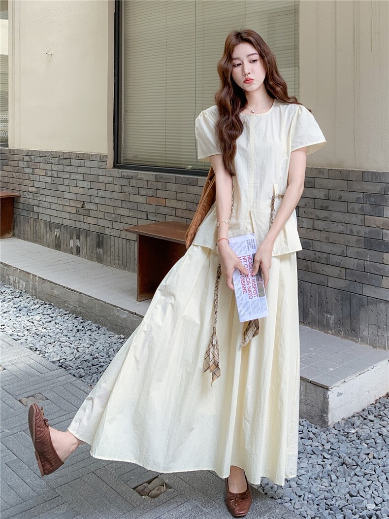 现货210-3275-P145-K198夏季新款小众设计韩版套装2025年夏季,女装套装/套裙,浙宝210（原浙宝191）