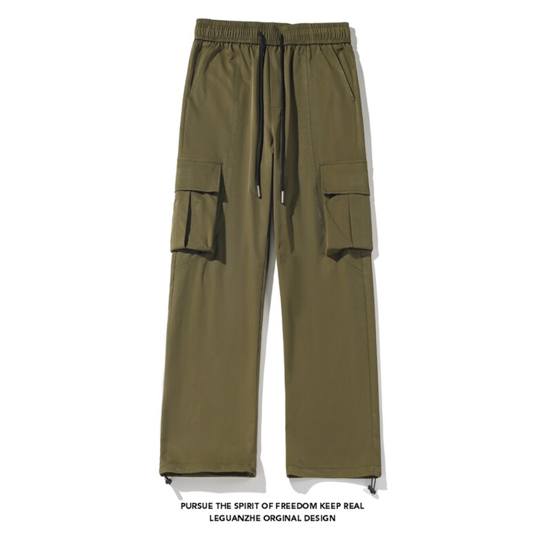 2025春季新款白底大码美式大口袋冲锋裤M-5XHK24575-特P35,男装休闲裤,电商A022