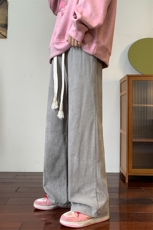 8XL-M特大码胖子加厚雪尼尔运动裤加绒灯芯绒卫裤男9028P45控58，男装休闲裤，电商D206-1