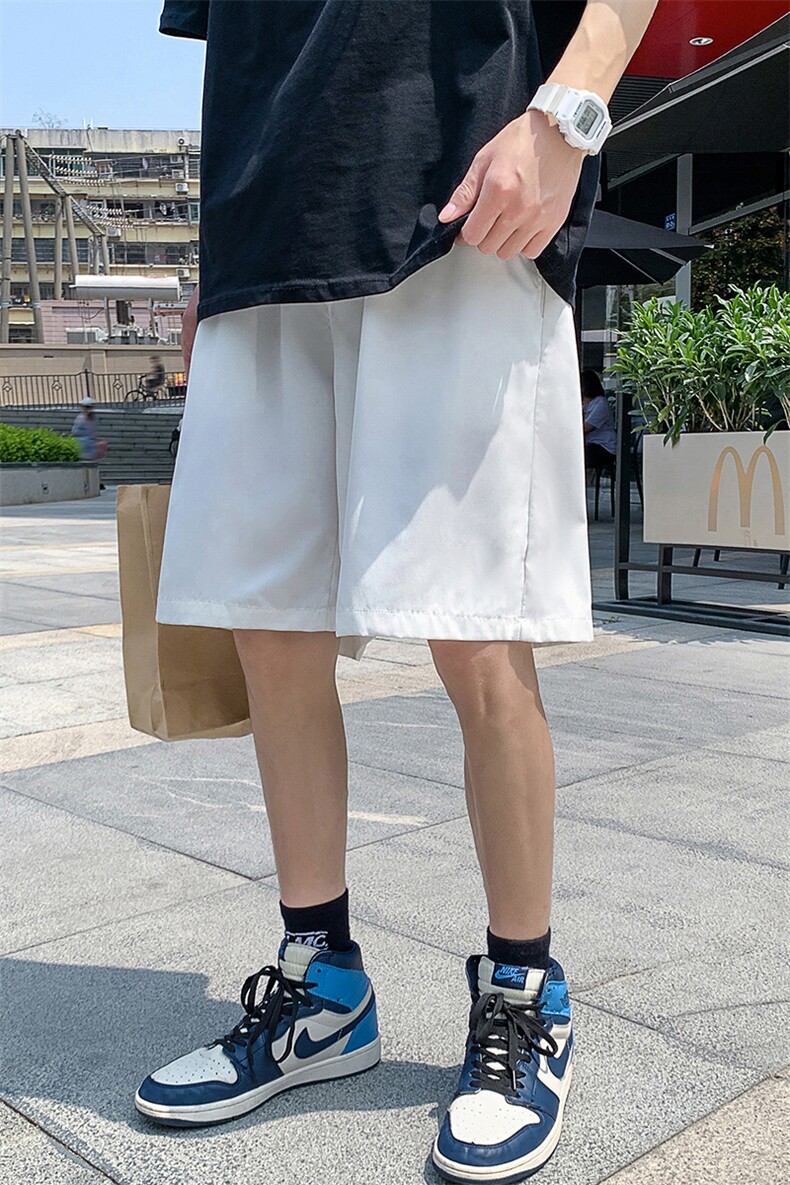 K208P20外景中性风情侣装学生百搭潮流糖果五分裤沙滩裤夏装,男装休闲裤,电商A026-1