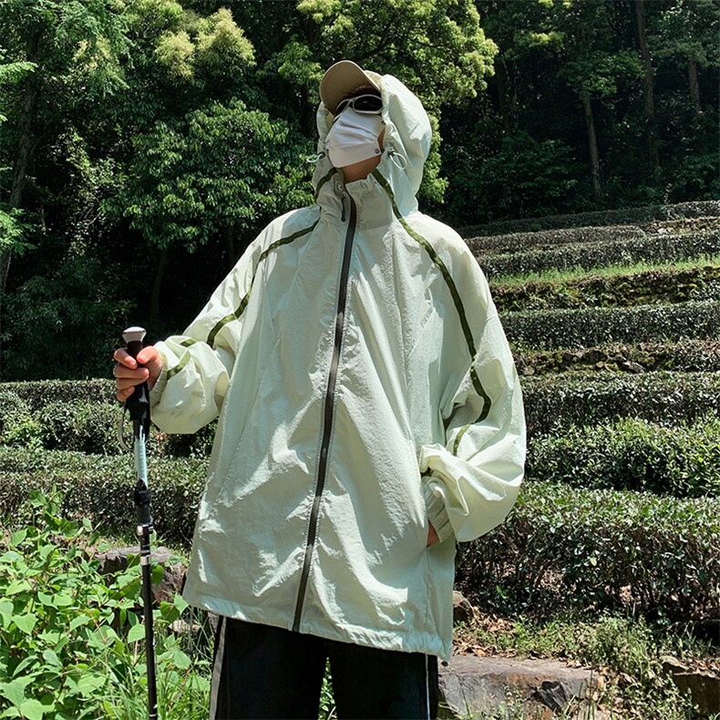 Wt304-P42山系连帽潮流防晒服,男装夹克,星座1501-1