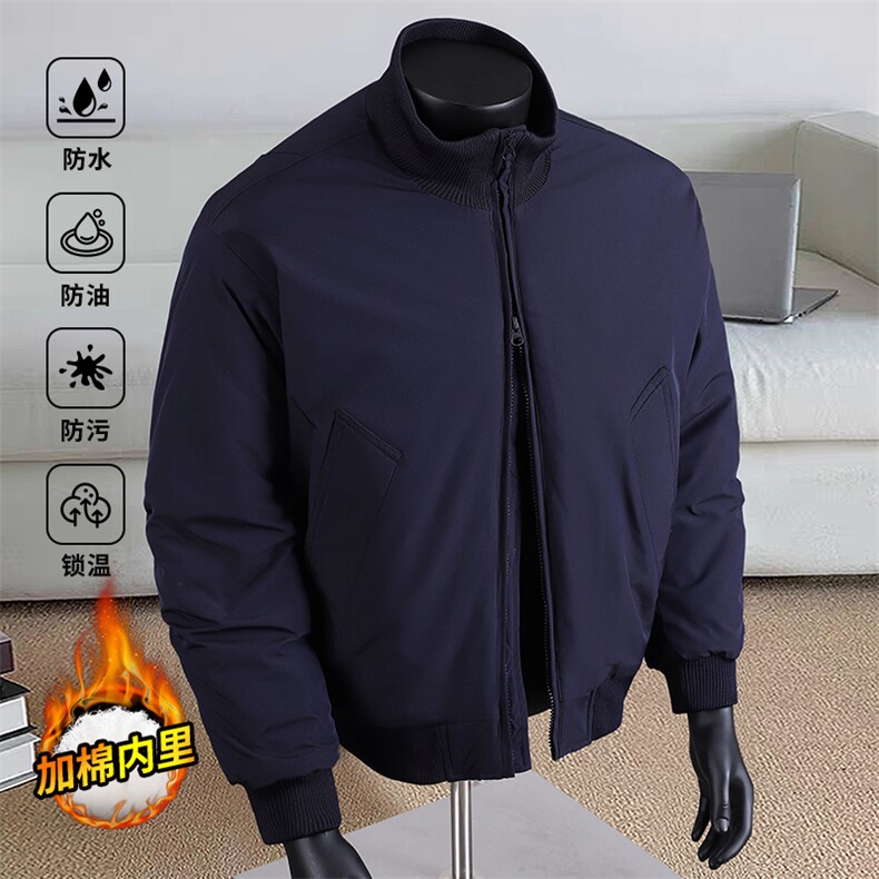 冬季美式高街立领棒球棉服飞行夹克棉衣短款外套男MY1030-P65,男装棉衣,星座1402-1