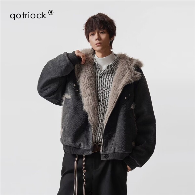 1506A/GS50300/P141复古做旧座山雕加厚棉服1,男装棉衣,星座1506A