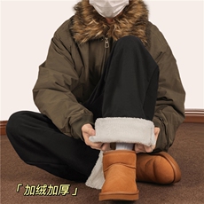 2025冬季防风防寒设计感百搭加绒休闲裤B315-K25895JR-特p40控78，男装卫衣，电商B315