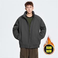 现货美式高街休闲棉衣夹克三防立领纯色户外工装加厚棉服外套，男装夹克，电商A486