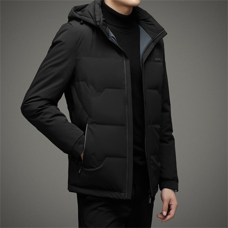 BHYL88210钱塘2020-2中年男士冬季厚款商务休闲简约羽绒服P220,男装羽绒服,钱塘207-2