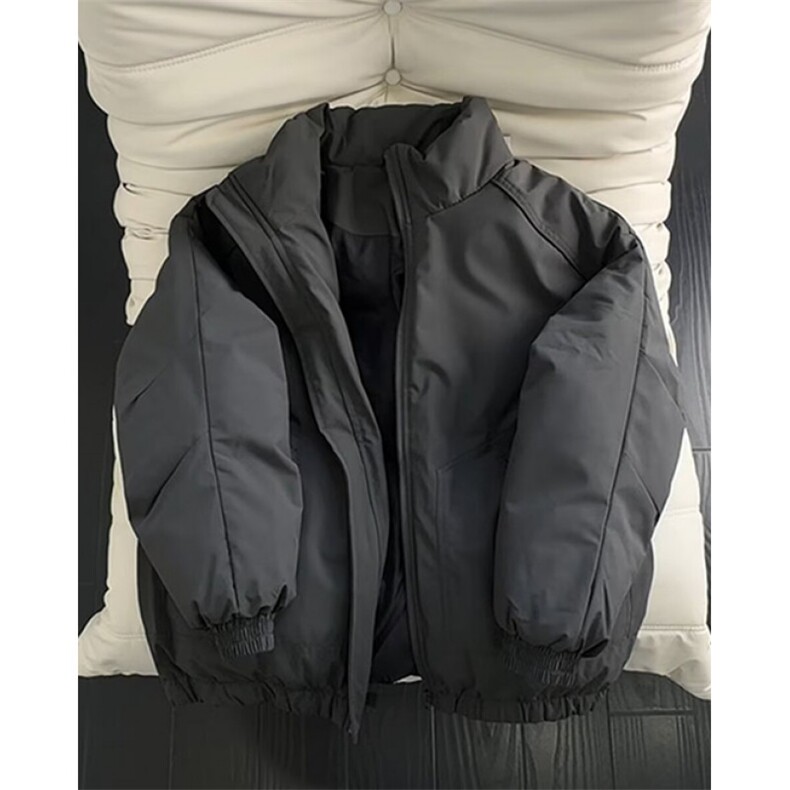 美式复古加厚立领工装棉服男女冬季情侣保暖棉衣 MY4139图片