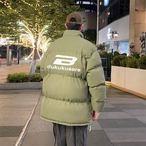 港风抖音直播得物高品质宽松面包服羽绒棉外套棉衣M1105P65图片