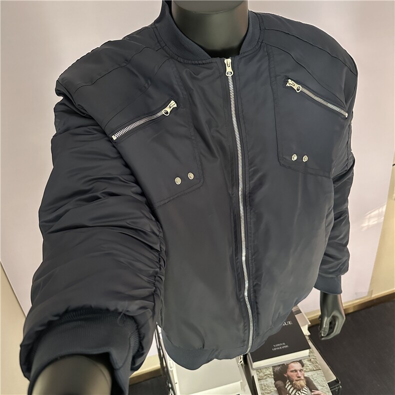 现货拉链棒球服棉衣棉袄宽松休闲外套M6102-P95,男装棉衣,星座1109-4