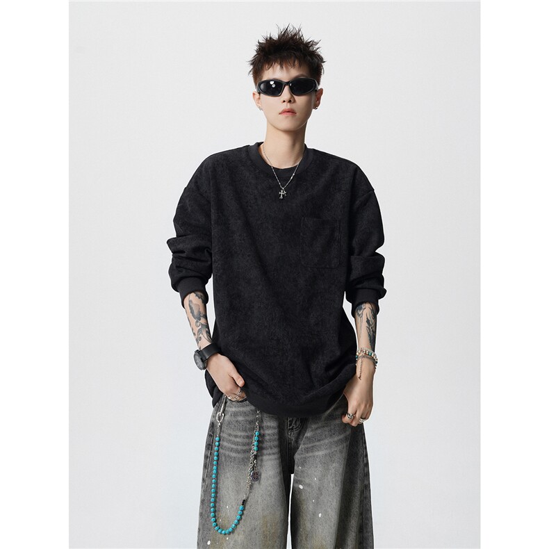 TWY26特38控68polo圆领情侣卫衣宽松外套男100聚酯,女装短外套,电商B370