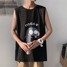 ！2023夏季新款百搭男士棉背心学生坎肩百搭潮流汗背心X02P20，男装背心/马甲，电商B220