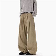 美式夏季宽松伞兵裤男女款复古松弛感阔腿轻薄速干运动休闲裤，男装休闲裤，星座1210-1