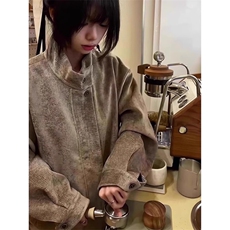 cleanfit千鸟格外套春秋立领设计肌理感造型师夹克潮JK85644-p75，男装夹克，星座1008