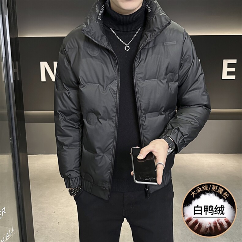 8808-P120【标50%白鸭绒】2025新款男士羽绒服立领保暖夹克,男装夹克,星座507A（原星座306B-2）