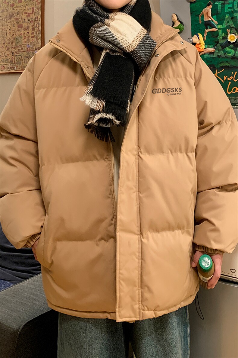 冬季情侣百搭面包服男潮大码休闲保暖棉衣立领加厚外套MY1169,男装棉衣,电商B316