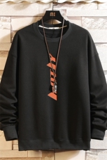 S6006-P28加绒款-P33秋季圆领卫衣男大码韩版宽松长袖外套砖墙，男装卫衣，电商A040A