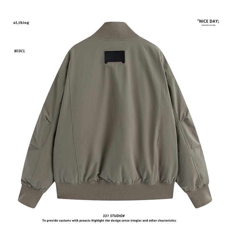 平铺~冬季美式立领简约羽绒服外套E120/P208,男装羽绒服,电商B331