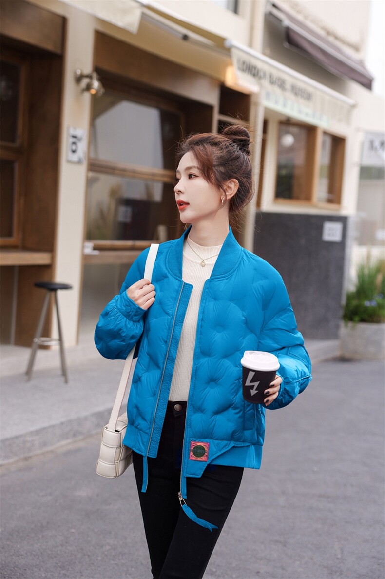 90白鸭绒羽绒服外套秋冬时尚潮流短款羽绒服,女装羽绒服,木橙西子