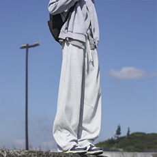 垂感裤子男春季新款直筒拖地长裤潮牌潮流休闲运动卫裤K7825-P35，男装休闲裤，星座505-3