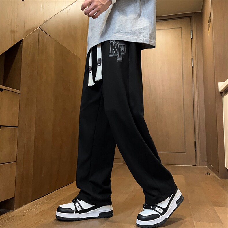 2025新款休闲舒适宽松卫裤情侣男女长裤A068-ZXK194-TP38,男装休闲裤,电商A068