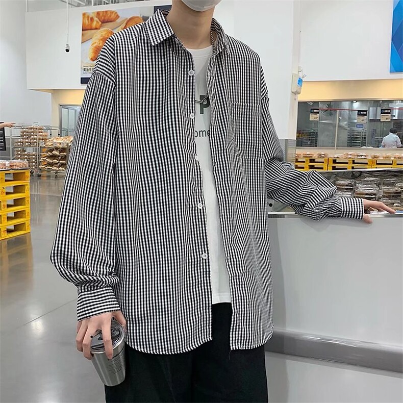 长袖衬衫男港风日系春季韩版潮流帅气衬衣C9641P26,男装衬衫,星座1116-2