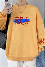 ！2023秋冬新款男士潮流圆领毛衣百搭情侣针织衫毛线M807P45，男装针织衫/毛衣，电商B220