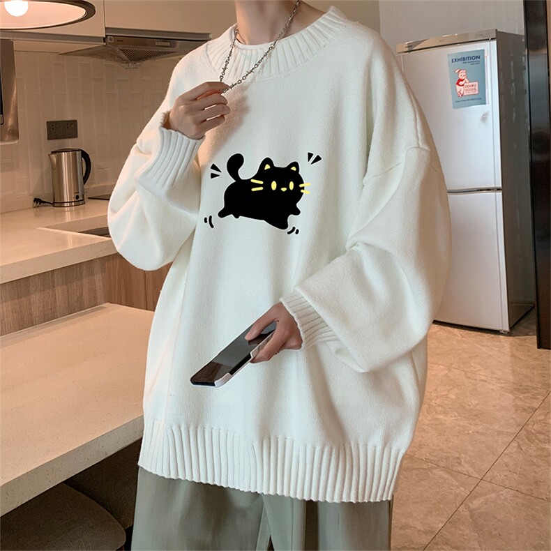 半高领毛衣男大码胖子针织衫毛线衣 M18440-P45 加绒款-P65图片
