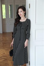 现货供应：罗马针织提花连衣裙，女装连衣裙，拉思维加丝