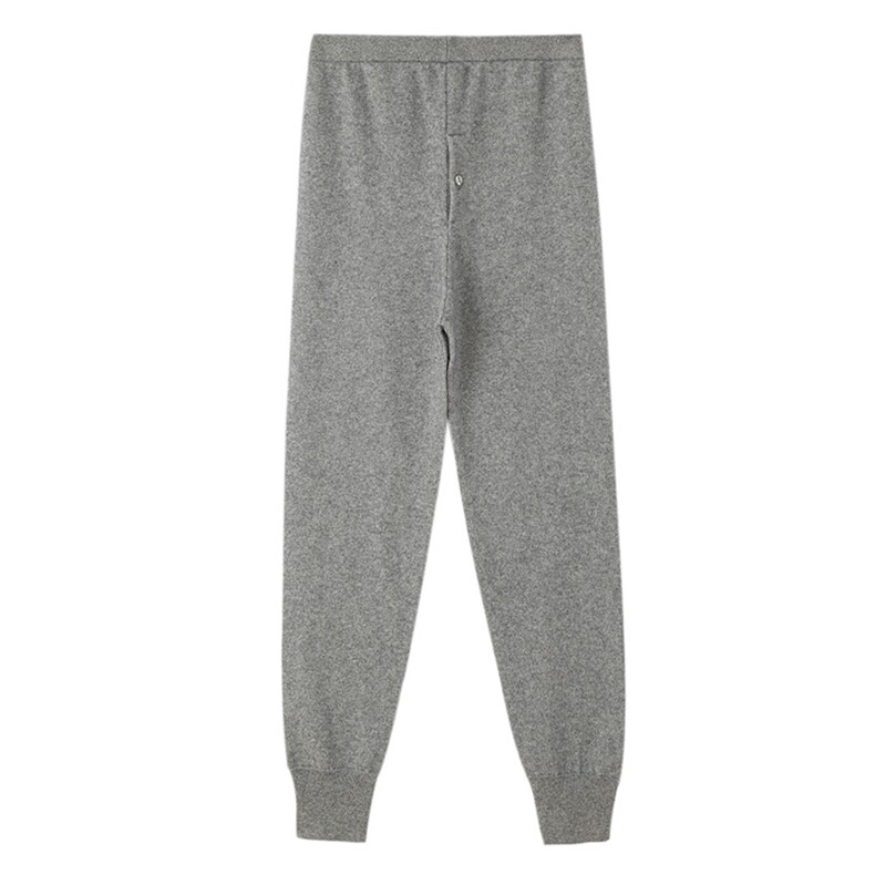 男裤平面打底裤35%羊绒柔软保暖男装，男装休闲裤，飞邦羊绒