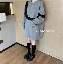 韩版连衣裙，女装连衣裙，米轨