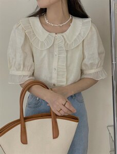 法式少女娃娃领小衫～,其它,DAP