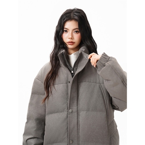 90%绒新标有报 韩版宽松羽绒服外套Y2666 /P350 现货图片