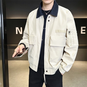休闲夹克2026春新款潮牌男装宽松百搭工装外套JK02632-P85,男装夹克,星座308B-2