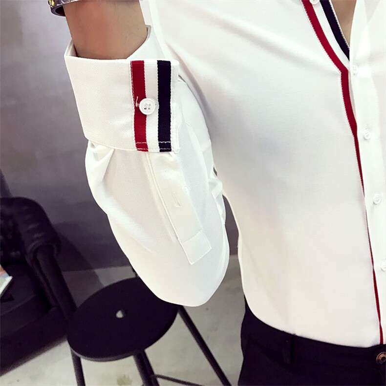 原创港风男士立领衬衣潮男衬衣休闲长袖衬衫上衣大货2021年春季,男装衬衫,电商A313