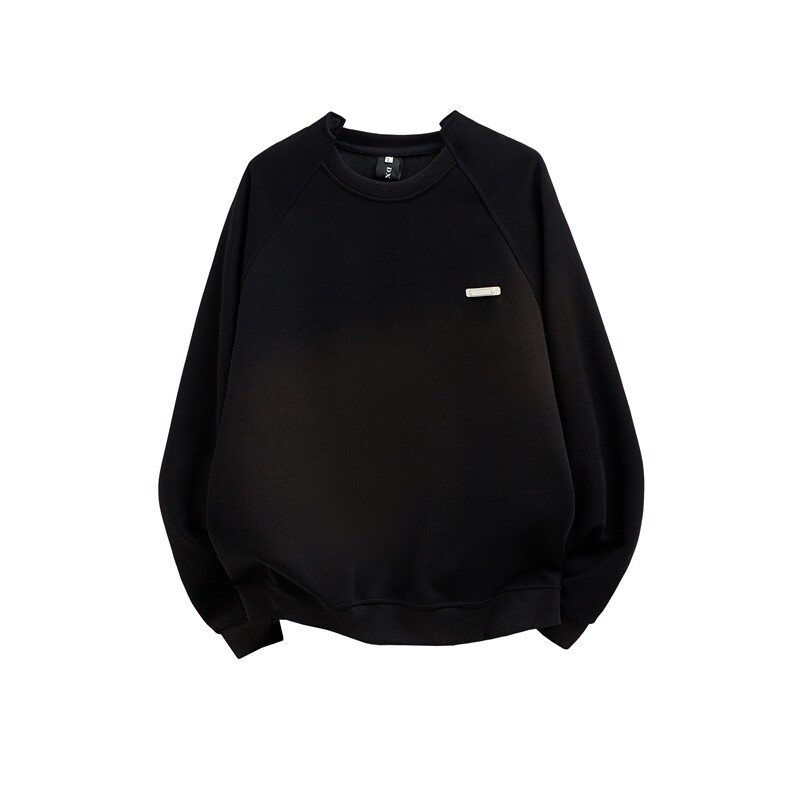 得物方领卫衣外套秋冬新款潮流卫衣休闲p59加绒69，男装卫衣，电商B319