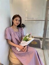 【DAVIDA】韩版压褶套头连衣裙，女装连衣裙，DAVIDA