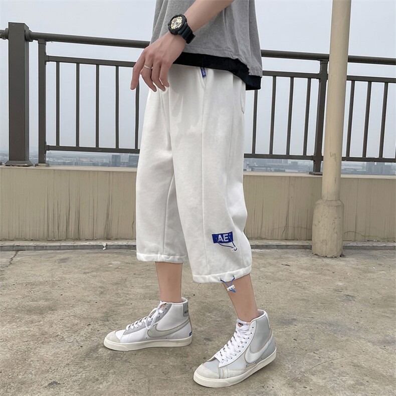 ！2023夏季男士七分裤百搭短裤宽松运动7分裤六分裤DK02P40,男装休闲裤,电商B220