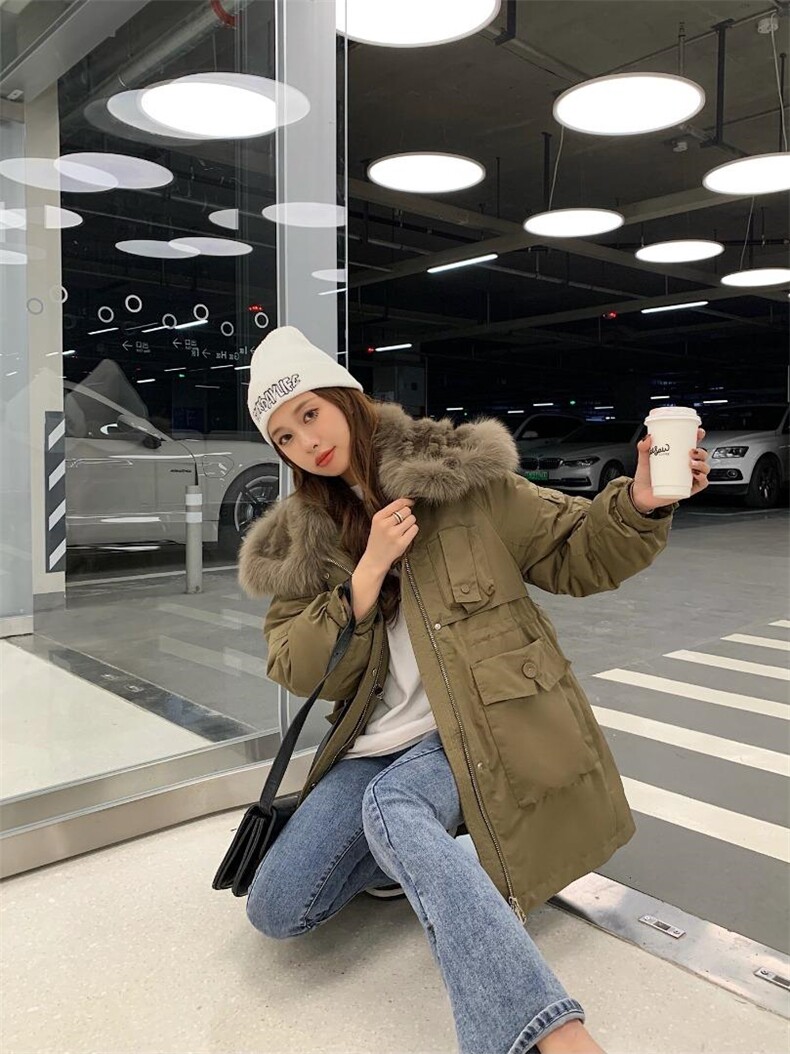 冬季新款派克羽绒服，女装羽绒服，QIANCHEN 谦晨