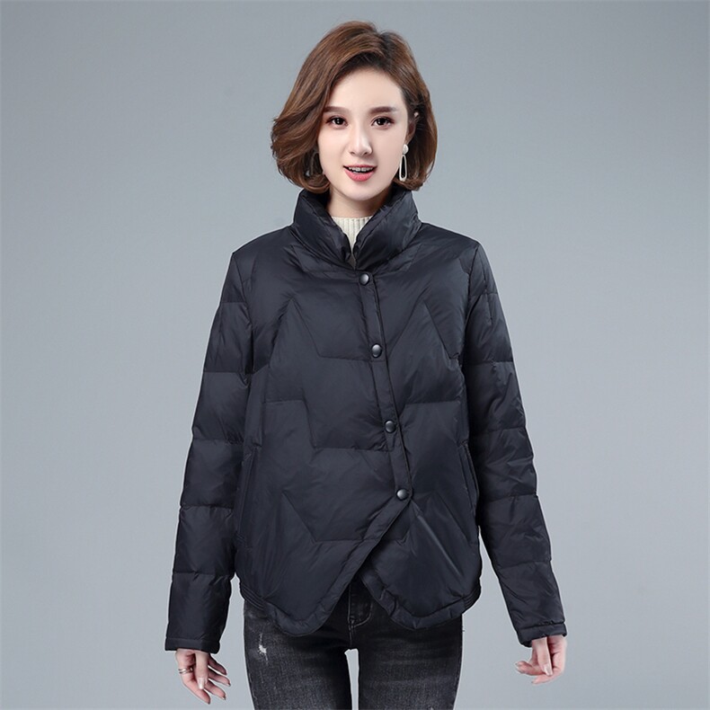 2022冬季休闲修身显瘦短款羽绒服外套舒适保暖外套，女装羽绒服，叶笙衣