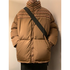秋冬棉衣加厚夹克加绒外套厚棉袄拼色棉袄厚1016-1W106P128K158，男装夹克，星座1016-1（原电商B408-1）