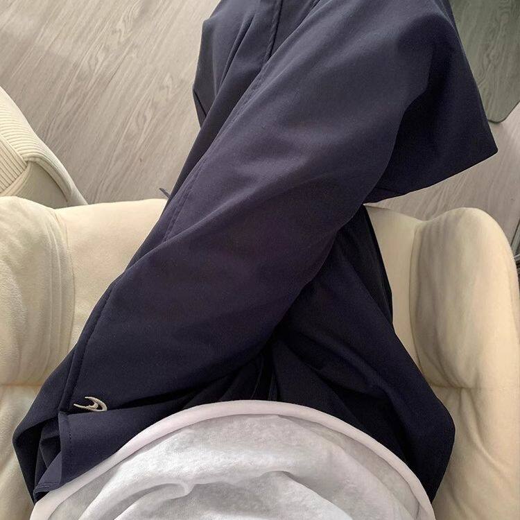 现货新款美式工装裤男女抽绳宽松休闲阔腿裤LB6266-P38加绒45,男装工装外套,星座1008