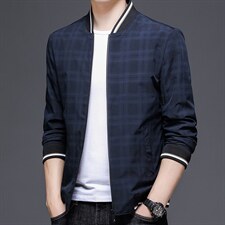 Q2111钱塘2020-2中青年男士春秋新款时尚休闲帅气夹克外套P65，男装夹克，钱塘207-2