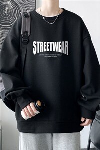 华夫格卫衣！2023秋季男士圆领潮牌卫衣字母印花长袖T恤HWY09P30图片