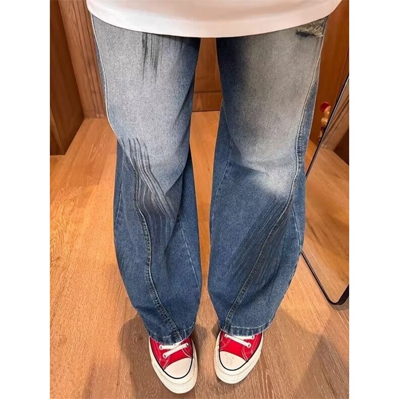 K07011-P43春秋水洗修身直筒牛仔裤，男装牛仔裤，电商B323A