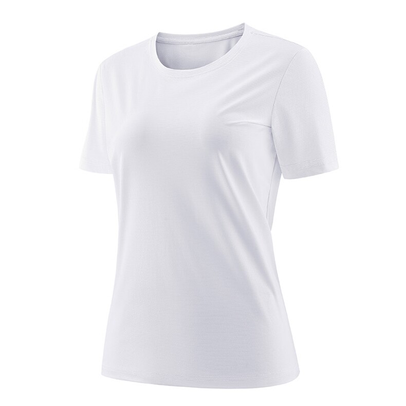 女款修身速干冰丝短袖上衣，女装T恤，宏恒